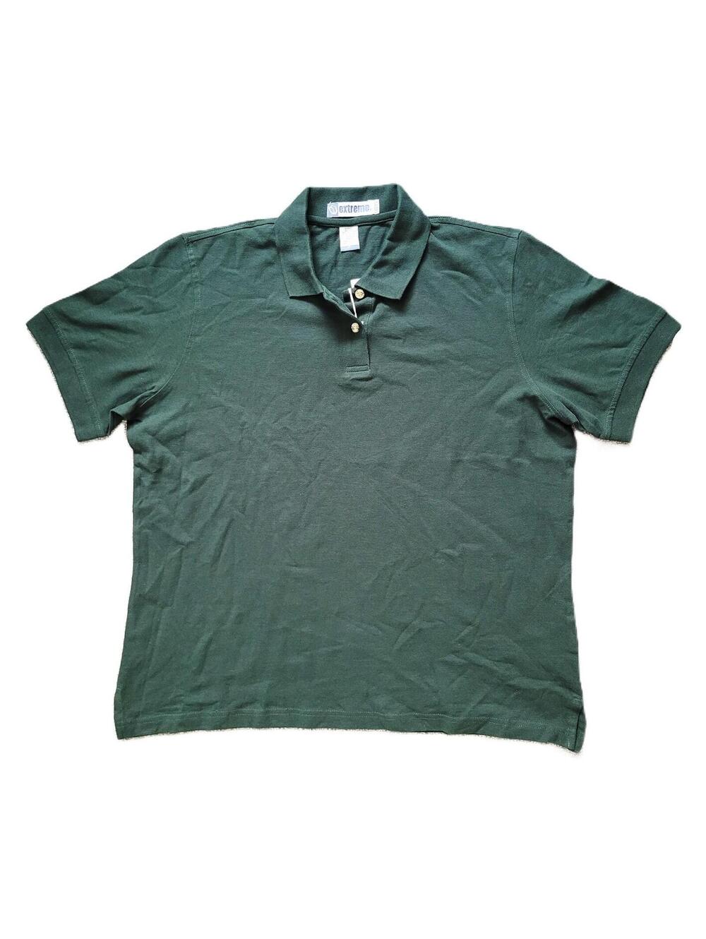 Extreme Ladies Polo Shirt XXL Forest Green Short Sleeve Golf UPF 15-39 - NEW